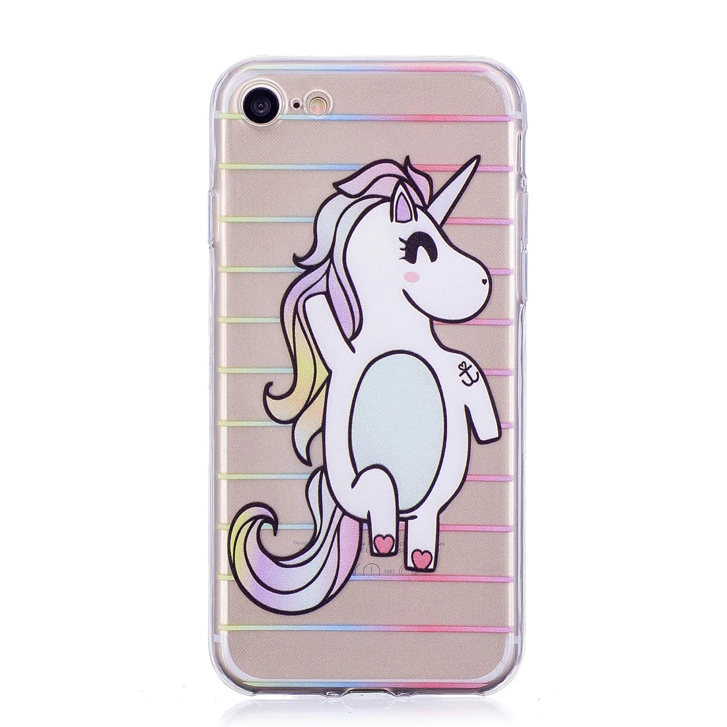 Luxury Case For Apple iPhone 7 8 Mobile Phone Shells iPhone7 Cartoon Soft TPU Silicone Funda iPhone8 Protective Cases |