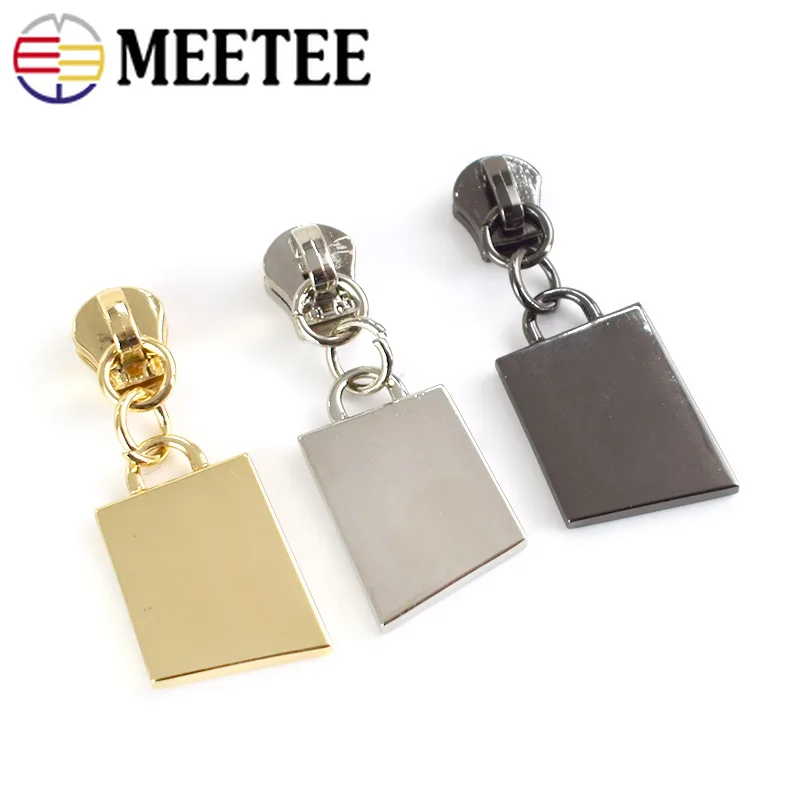 5Pcs 5# Metal Zipper Sliders For Zippers Bags Shoes Clothing Head Zip Repair Kit DIY Garment Accessories KY824 | Дом и сад