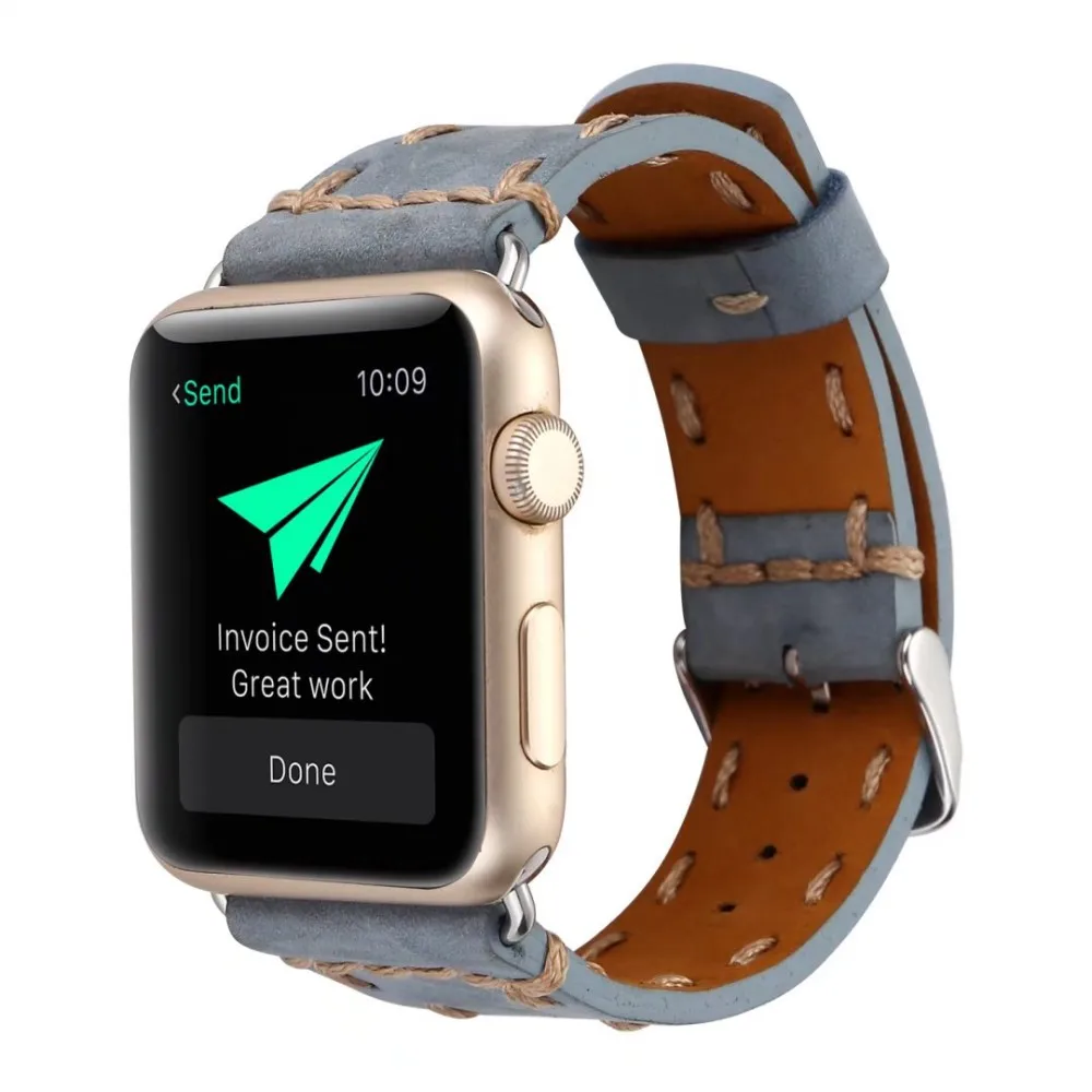 Ремешок из натуральной кожи для Apple Watch Series 1/2/3/4/5/6 38/42 мм 40/44 мм|band for apple watch|leather watch