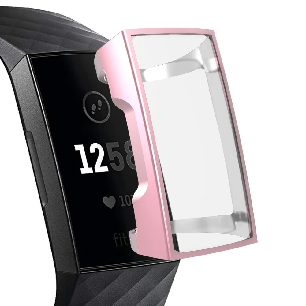 5 видов цветов ТПУ чехол для Fitbit Charge3 мягкий прочный отличная полная Защита