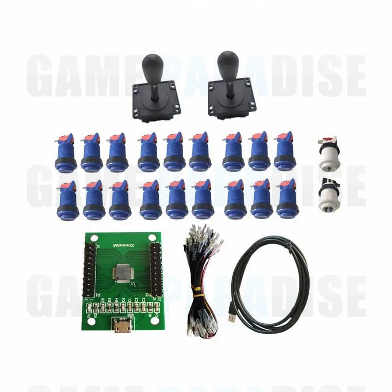 Аркадный набор сделай сам 2 игрока ПК PS/3 в 1 для Америки интерфейс joystck USB MAME