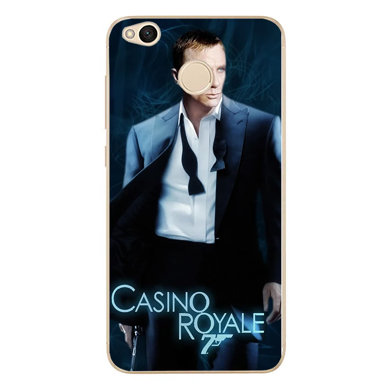 Чехол для телефона James bond 007 мягкий силиконовый чехол из ТПУ redmi4A 4X 5 5a 5Plus note4 xiaomi4 6X 8