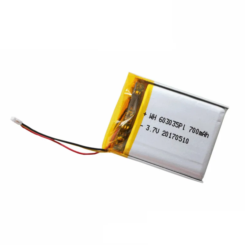 Fikida 603035 литий-полимерный аккумулятор 3 7 В 700 мАч gps MP3 MP4 динамик bluetooth камера