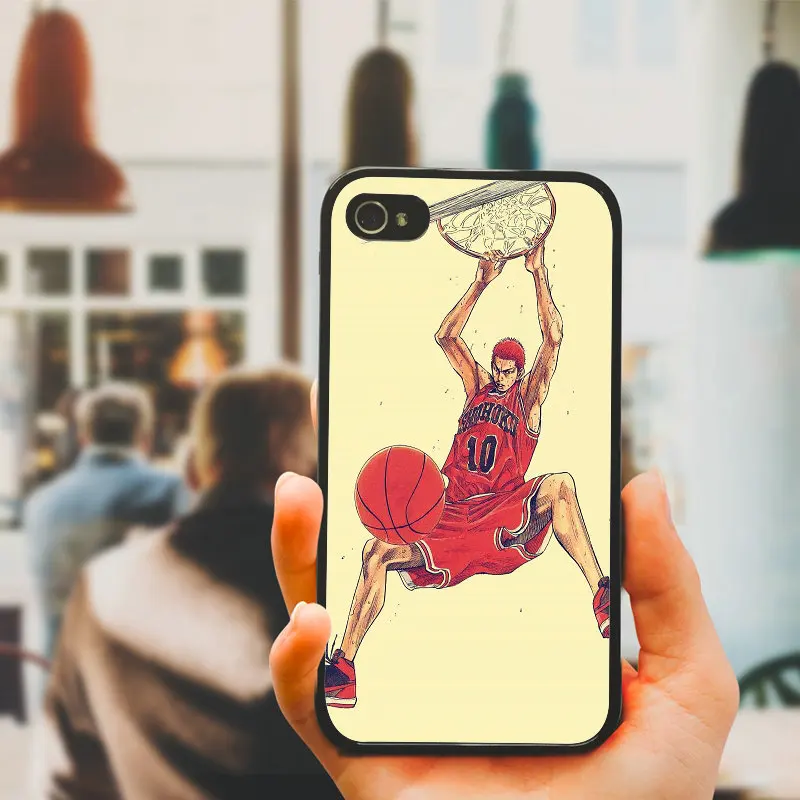Горячий аниме Slam Данк чехол для ПК Жесткий пластиковый Чехол iphone 8 7 6 S Plus X XR XS Max 5s 5