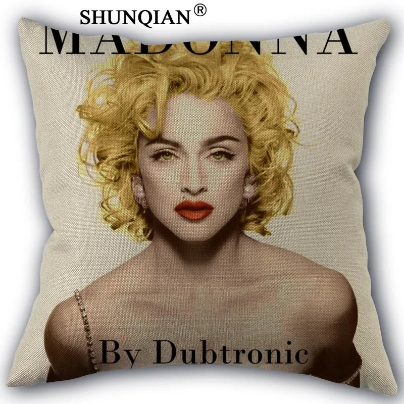 Madonna Наволочка на заказ из хлопка и льна Декоративные Чехлы подушки Чехол для