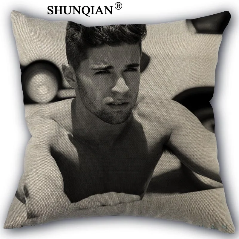 Jake Miller наволочка из хлопка и льна квадратном каблуке на молнии накидка для