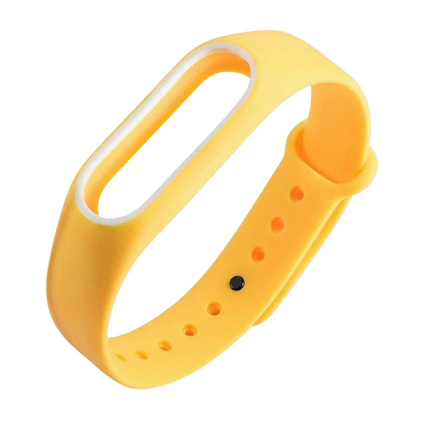 Лидер продаж двухцветный ремешок для Mi Band 2 сменный силиконовый браслет смарт
