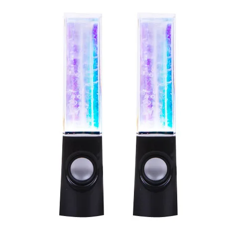 Танцующая музыкальная фонтанная колонка Creative Intelligent Music Fountain Crystal Colorful USB Water Spray Speaker LED Computer Sound Dance on.