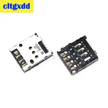 Cltgxdd 2 шт. оригинальный SIM card reader гнездо держатель Слот Разъем для