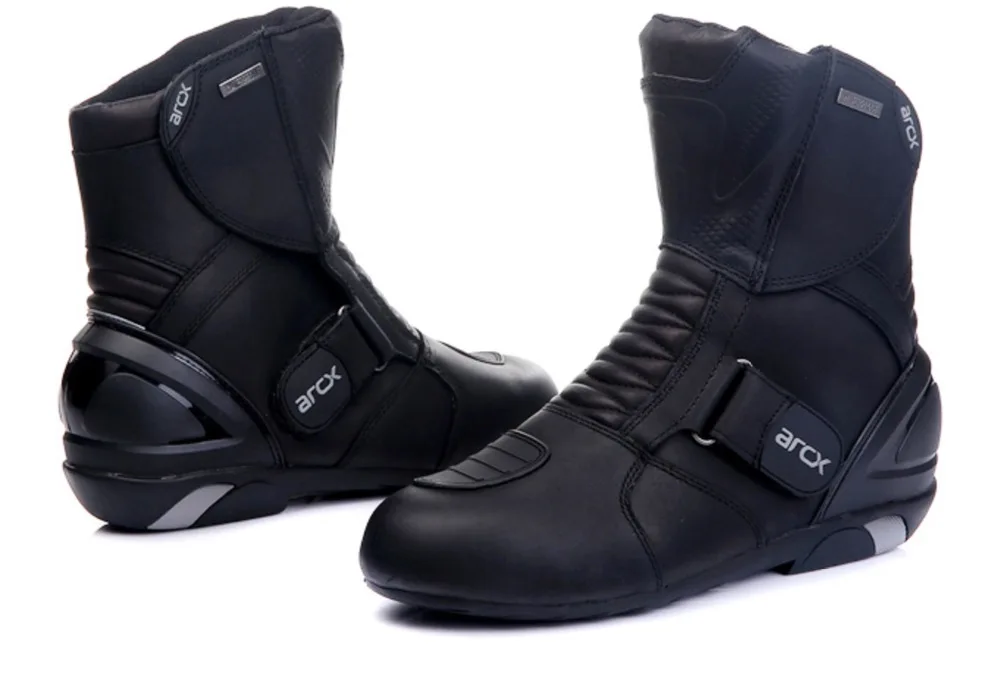 Новинка ARCX мотоциклетные водонепроницаемые ботинки из натуральной кожи