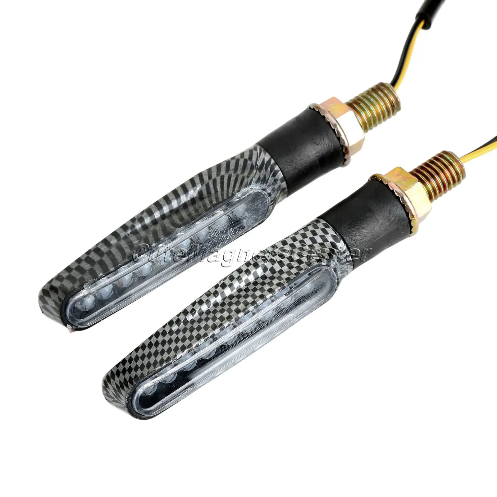 2 шт. светодиодный указатель поворота Янтарный светильник мигалка Многоцветный