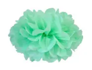 Mint Green 1 шт., размер: 4/6/8/10/12 дюймов ткани Бумага помпоны для творчества DIY Ремесло Цветочные шары из бумаги для вечеринок и свадебных церемоний украшения дома поставки - Цвет: Mint Green