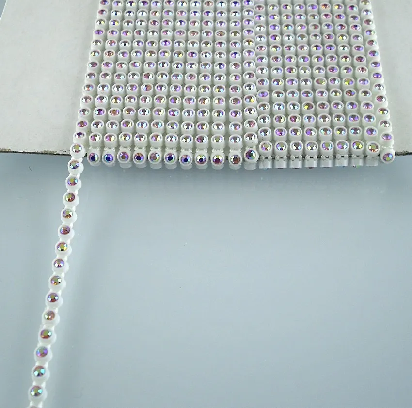 Сделай Сам SS6 класса А АВ Хрустальные стеклянные камни 2 мм Стразы белая