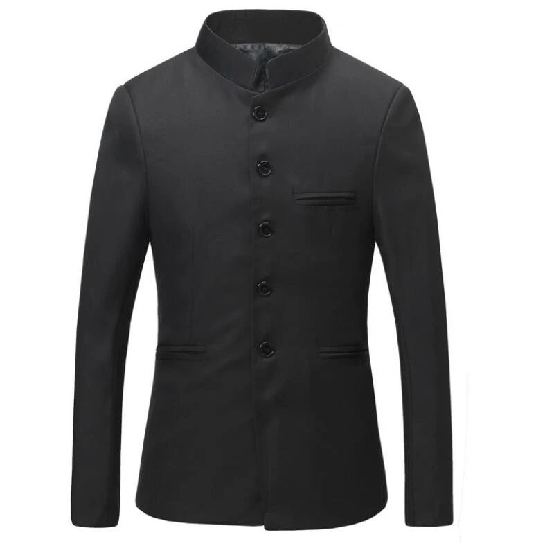 4XL китайский костюм куртка приталенный воротник Мандарин традиционная одежда