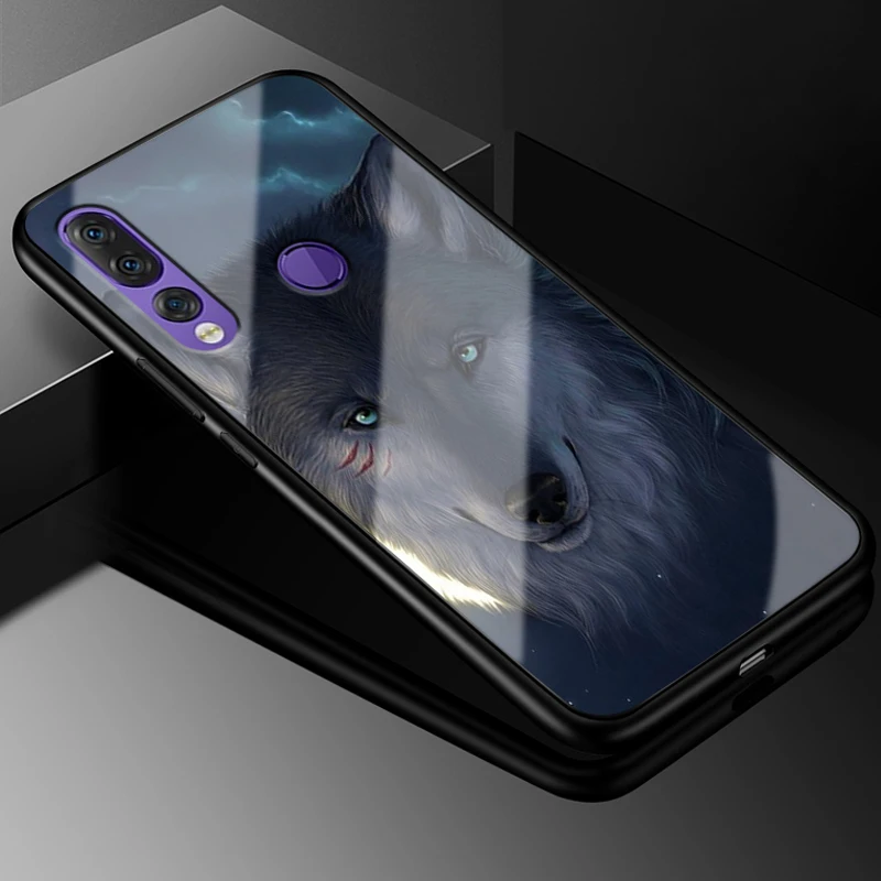 6,3 ''Para for lenovo Z5S чехол Луна жесткая накладка на заднюю панель для lenovo Z5S чехол из мягкого ТПУ с рамкой с принтом чехол для lenovo Z5S L78071 Z5 S