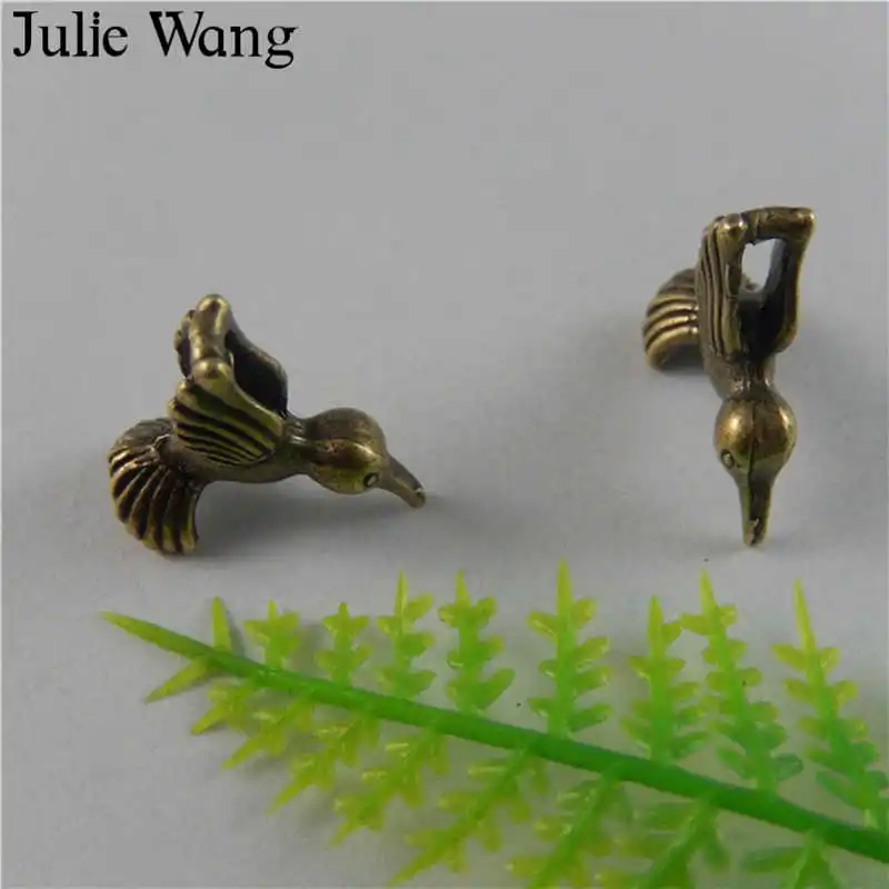 Julie Wang 15 шт. Летающие птицы сплав искусственные подвески серьги ожерелье