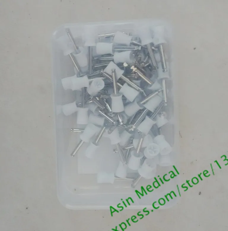 

100pc/Box Dental lab Oral hygiene Disposable Polishing Cups As Seen On Tv Brush Polisher Flat Latch Nylon Type Rubber Prophy Cup