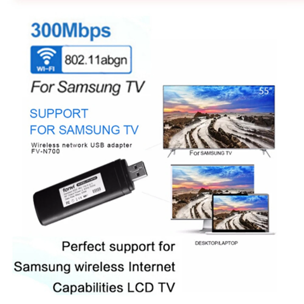 Двухдиапазонный беспроводной LAN адаптер WiFi ключ сетевой ТВ-накопитель WIS12ABGNX WIS09ABGN Беспроводные Wi-Fi адаптеры для samsung Smart tv