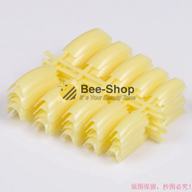 100 красивые декоративные акриловые накладные ногти пластиковые для французского