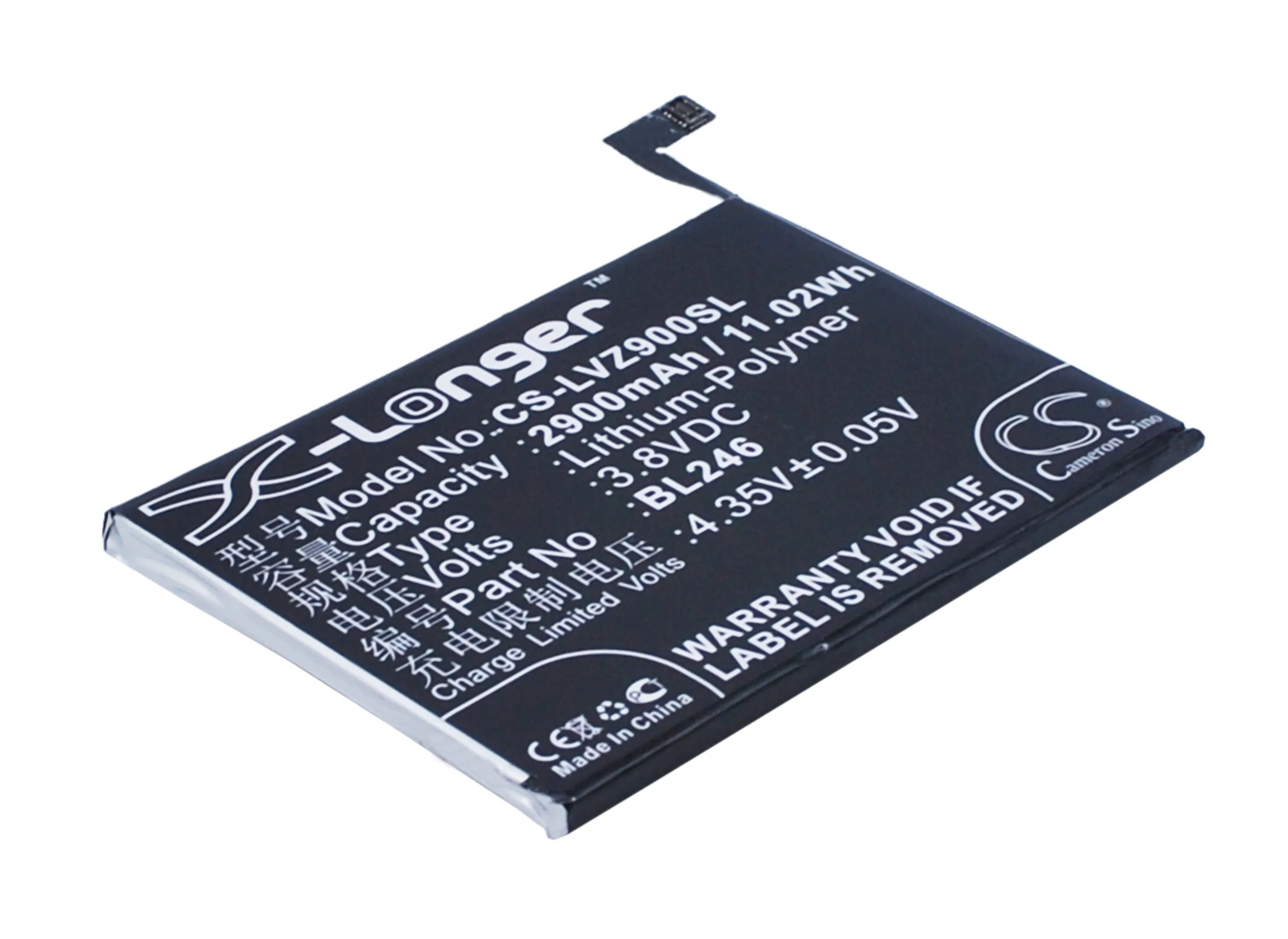 Аккумулятор Cameron Sino 2900mAh BL246 для Lenovo Vibe Max Z90 3 7 Shot|cameron sino|battery for lenovobattery |