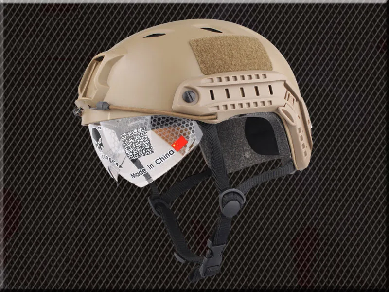 Шлем защитный тактический для быстрого страйкбола военный шлем пейнтбола езды