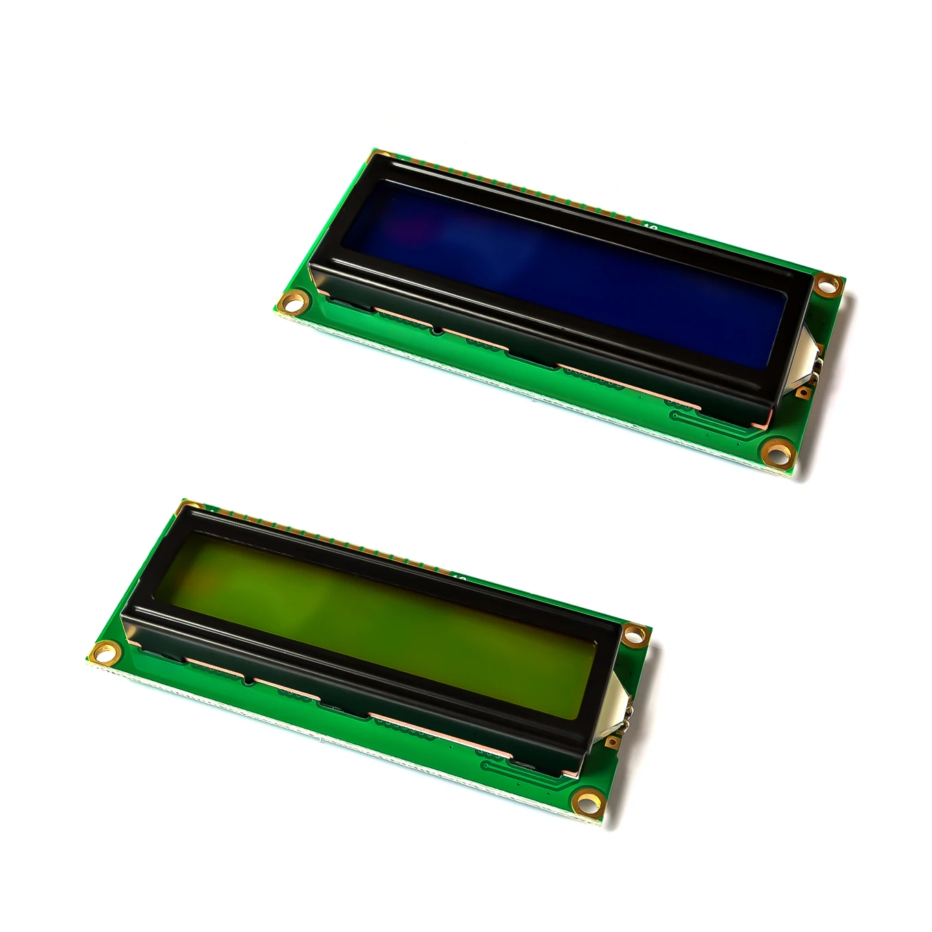 10 шт./лот LCD1602 1602 Модуль зеленый экран 16x2 символа ЖК дисплей модуль. 5 в и белый код