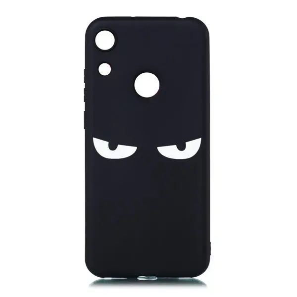 Style L Чехол для Honor 8A, для huawei Honor 8A, 8 A, чехол, силиконовый, 3D Рисунок, матовый, звездное небо, Вселенная, кот, ультра тонкий, черный, мягкий чехол - Цвет: Style L