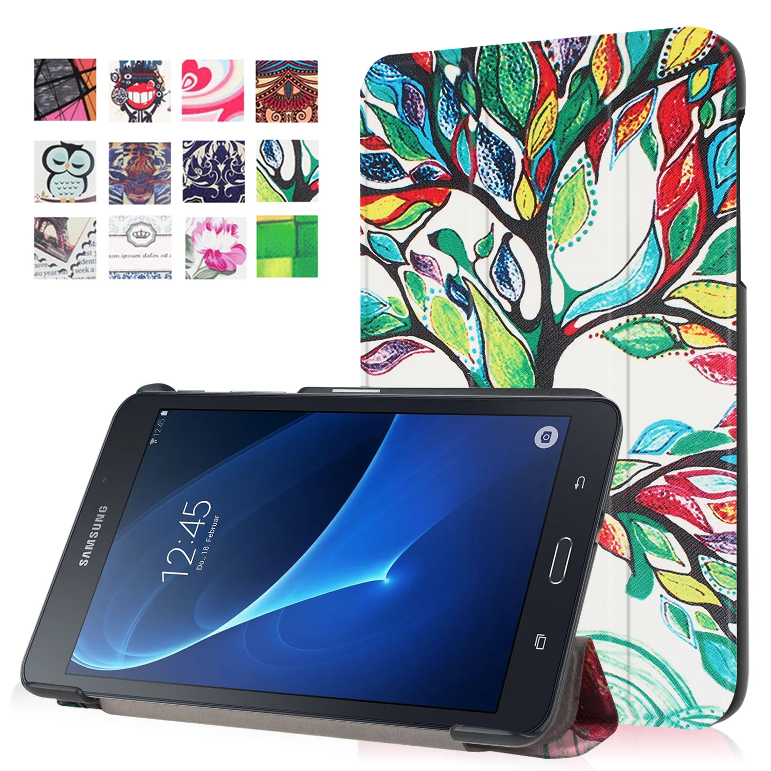 Чехол для Samsung Galaxy Tab A 2016 7 0 T280 T285 с магнитной подставкой чехол из искусственной