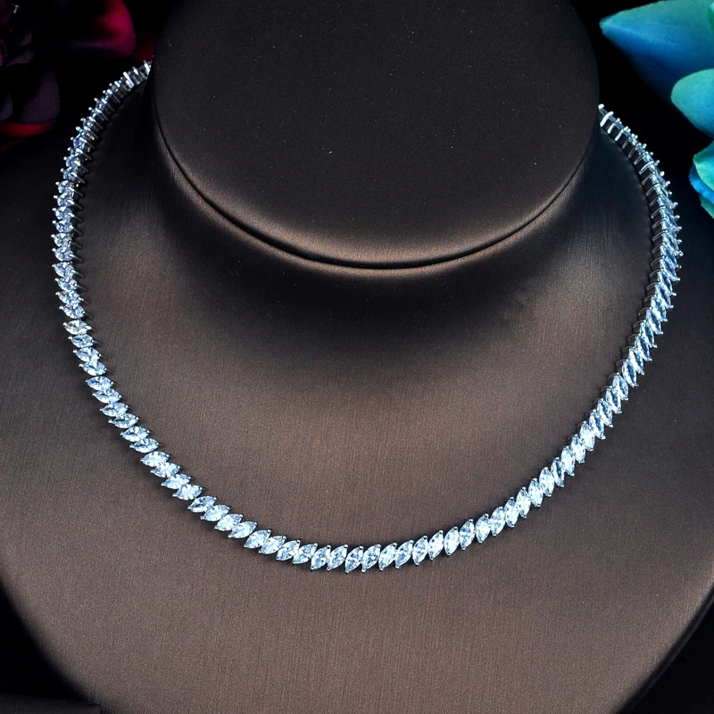 Женский комплект ювелирных изделий HIBRIDE набор сережек с кубическим цирконием