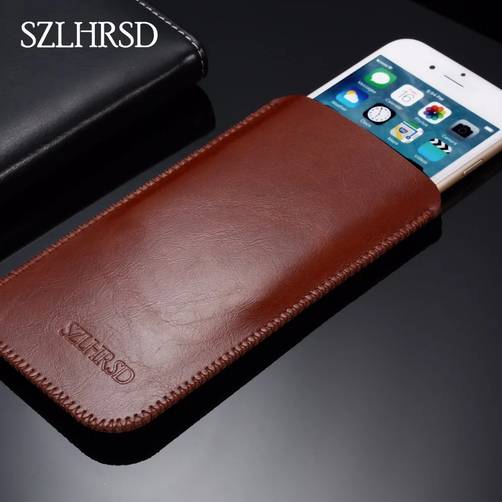 SZLHRSD New Hot selling ultra-thin super slim sleeve pouch cover vintage microfiber stitch case for Lenovo K320t K8 Note Plus | Мобильные