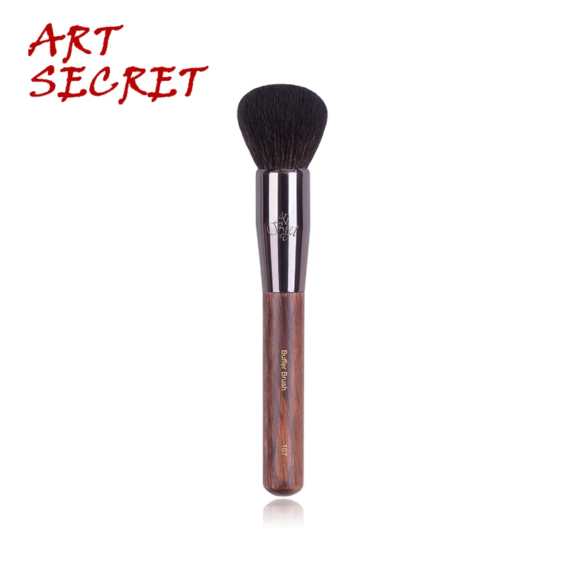 Artsecret 107 пудра Румяна буферная Кисть Pro Кисть для макияжа белка смешанный лазер логотип пистолет алюминиевый наконечник косметические инструменты для красоты