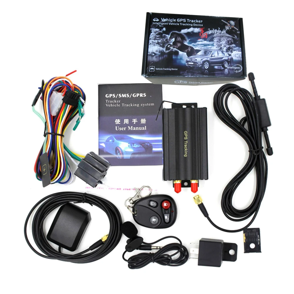 Podofo TK103B Автомобильный gps трекер GSM GPRS автомобиль в режиме реального времени