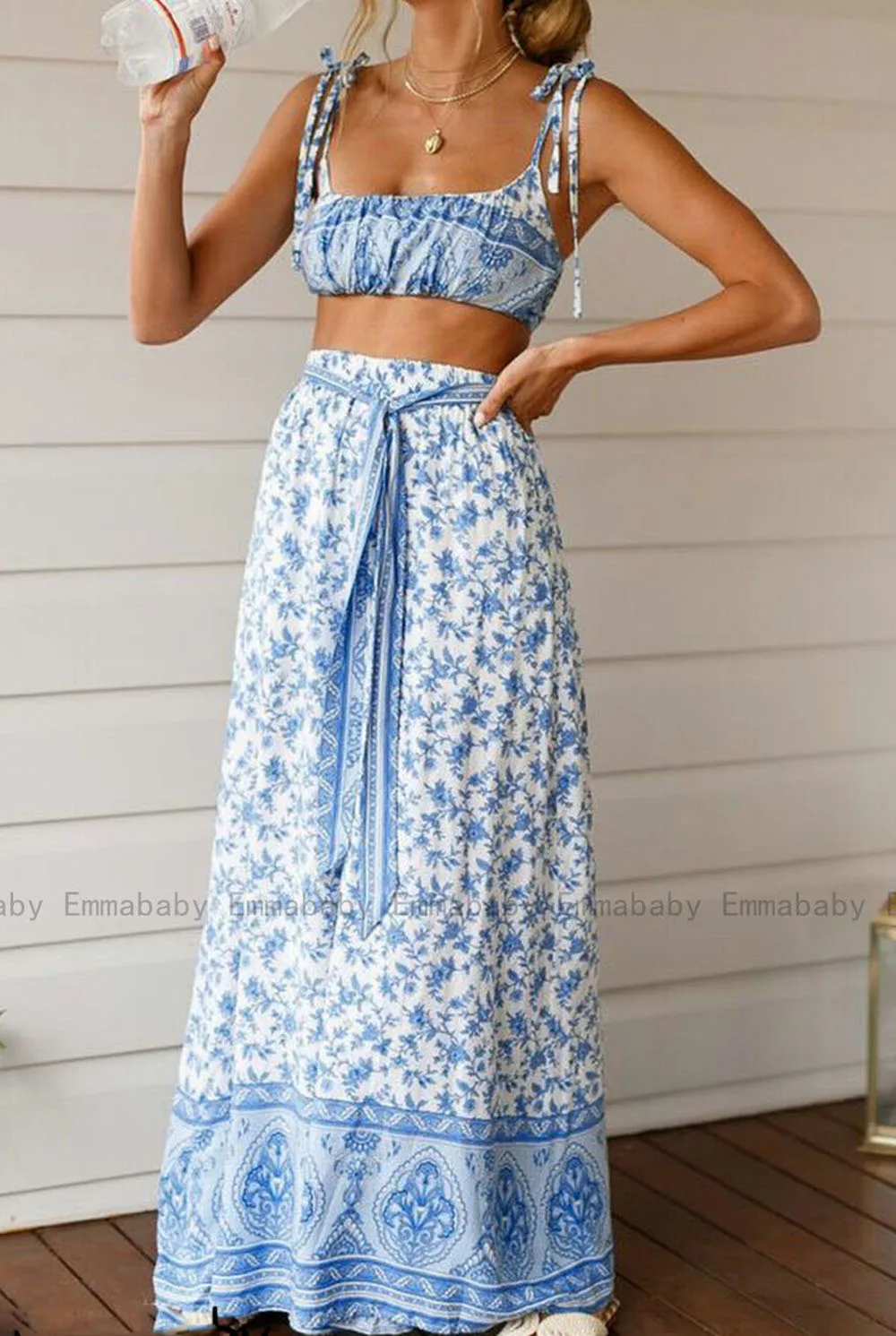 Жаркая распродажа 2019 Женское летнее комфортное повседневное платье без рукавов с цветочным принтом в бохо-стиле, двухчастный комбинезон-ромпер.