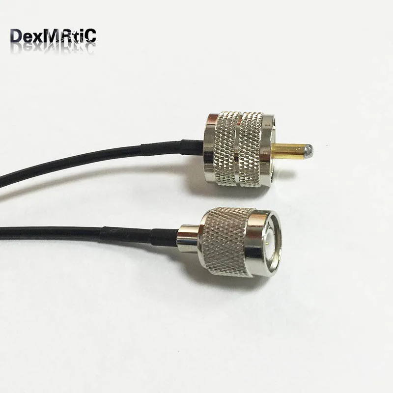 

New UHF Male Plug PL259 Switch TNC Male Pigtail cable RG174 Wholesale 20CM 8" Adapter