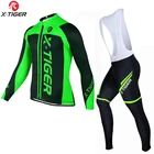 Комплект для велоспорта X-Tiger, мужской, зимний, с защитой от пота, для езды на горном велосипеде, 2019