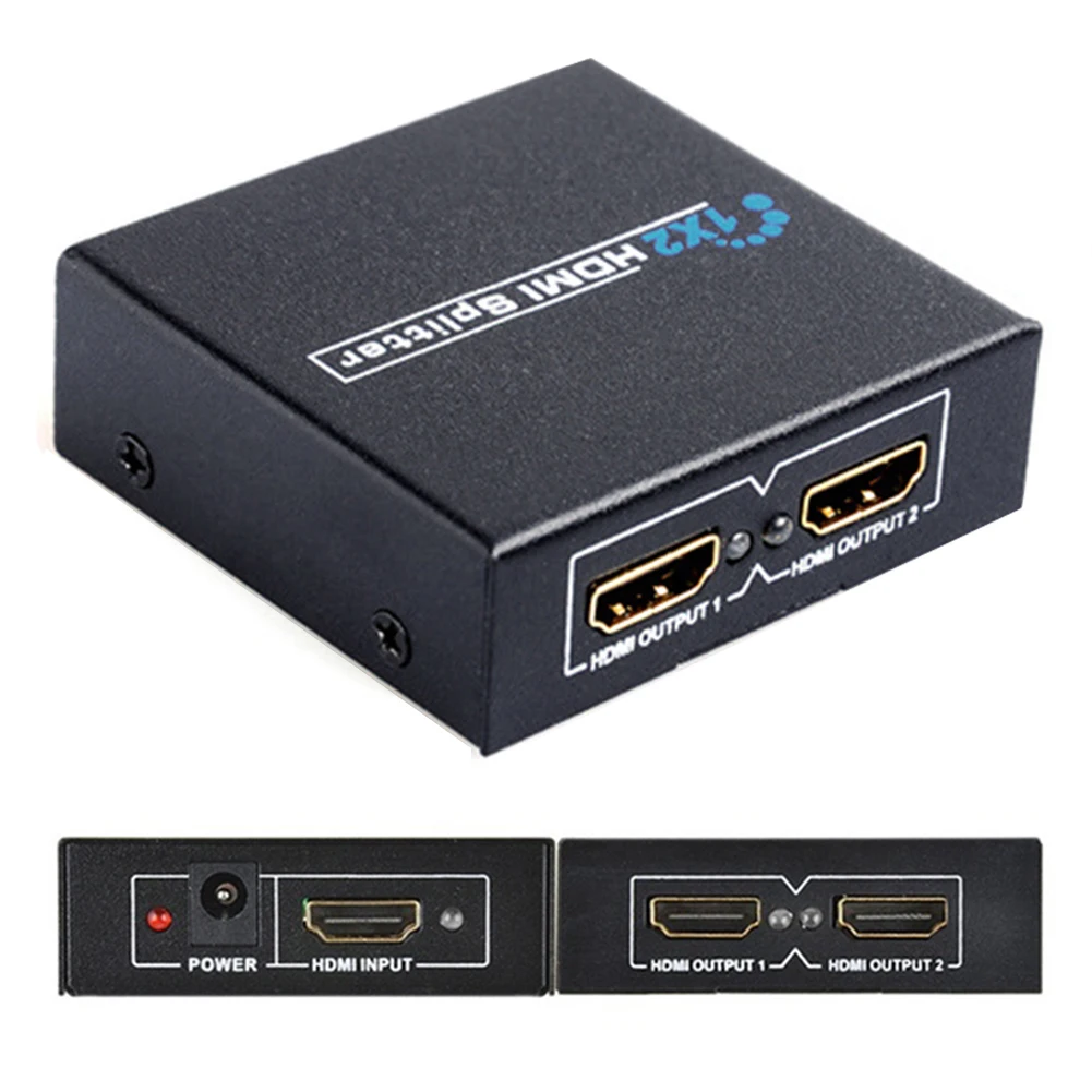 От 1 до 2 портов Переключатель HDMI + DC 5 В 1A адаптер или USB кабель питания для 1080 P 3D HDTV