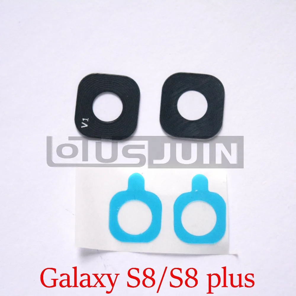 2 шт задняя камера стекло объектив кольцо с наклейкой для Samsung Galaxy S8 plus G950 G955|camera