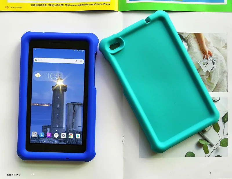 MingShore силиконовый чехол для lenovo Tab E7 7,0 дюймов TB-7104F противоударный безопасное покрытие для Tab E7 7,0 7104 модель чехол для планшета