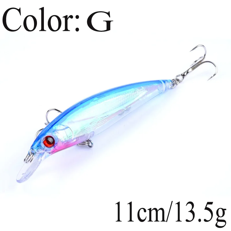 Proleurre 1pcs 110mm 13.5g Boxed Minnow Fishing Lure Hard Bait Fishing Wobbler Pesca Artificial Topwater Pike Fishing Crankbait