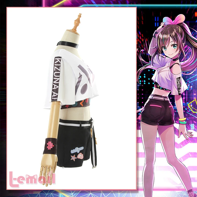 Костюм для костюмированной вечеринки в стиле аниме Ютуб Аль канал кизуна Ай