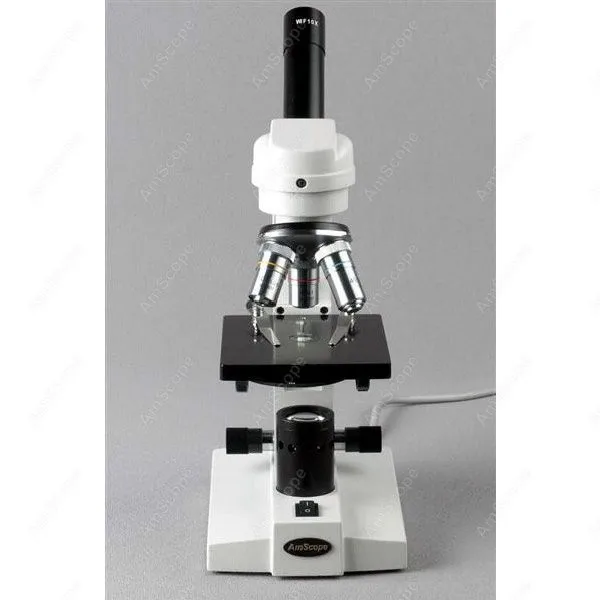 Студенческий составной Микроскоп AmScope Supply 40X 1000X студенческий с механической