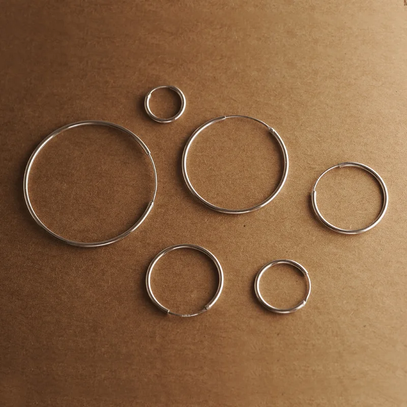 Серьги женские и мужские из серебра 925 пробы в Корейском стиле | Украшения