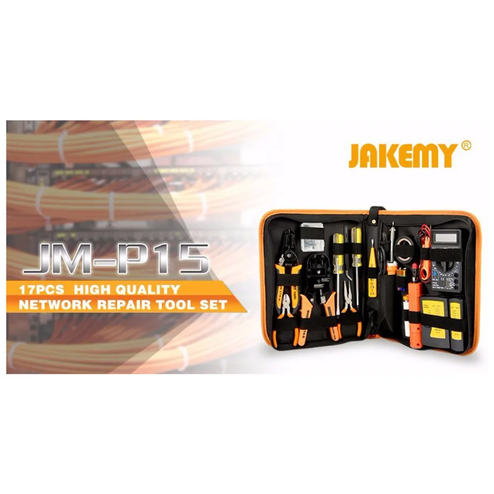 JM P15 17 шт. электронные инструменты для обслуживания набор паяльников