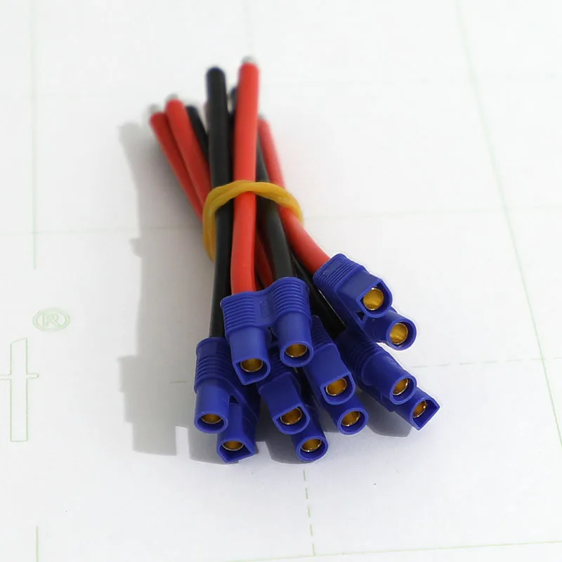 Новый гнездовой разъем для аккумулятора EC3/w провод 12AWG 10 см кабель