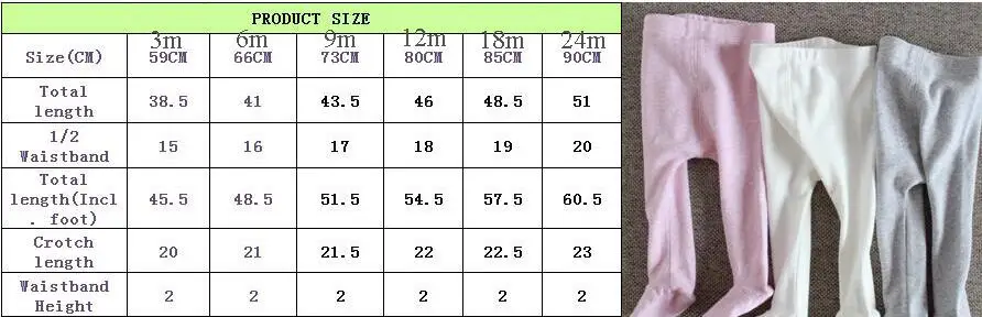 Детские брюки хлопковые леггинсы для младенцев колготки для новорожденных детские штаны одежда для малышей весенне-осенние модные эластичные детские брюки