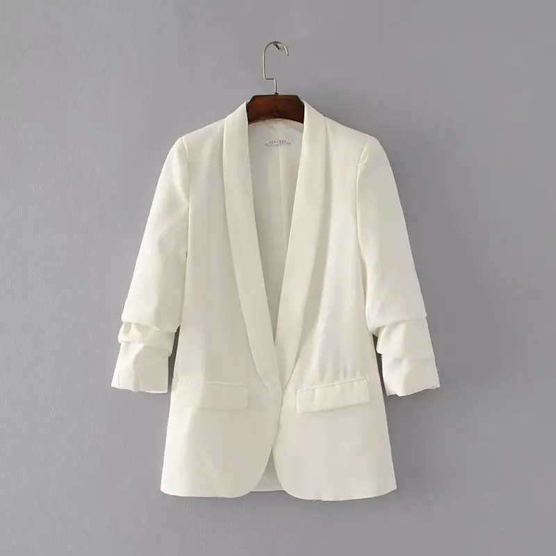 Cross-border 18 new summer in Europe and the wind speed sell pass 27194 vertical fold female jackets | Женская одежда