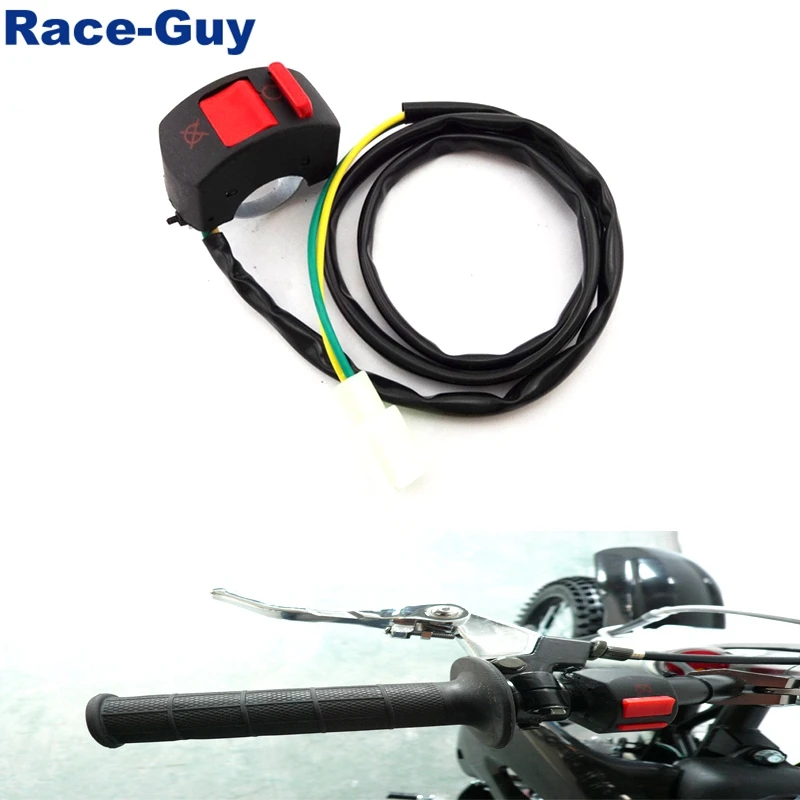 22 мм ручка выключатель для 50cc 70cc 90cc 110cc 125cc 140cc 150cc 160cc китайский питбайк мотоцикл