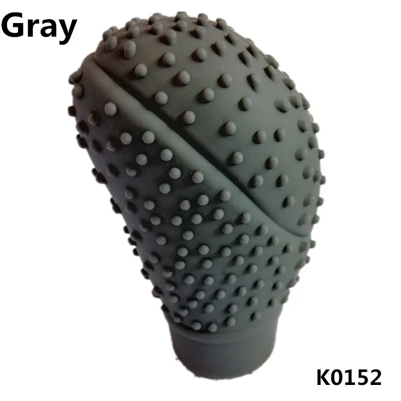 Gray 1 Автомобильный силиконовый чехол для рычага переключения передач, ручного тормоза, ручного тормоза, чехол для защиты кожи, аксессуары для стайлинга автомобилей - Название цвета: Gray 1