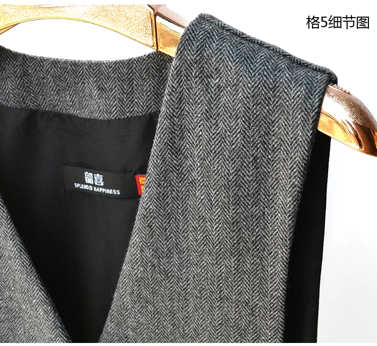 Корейский модный тонкий весенний шерстяной жилет для женщин Элегантный