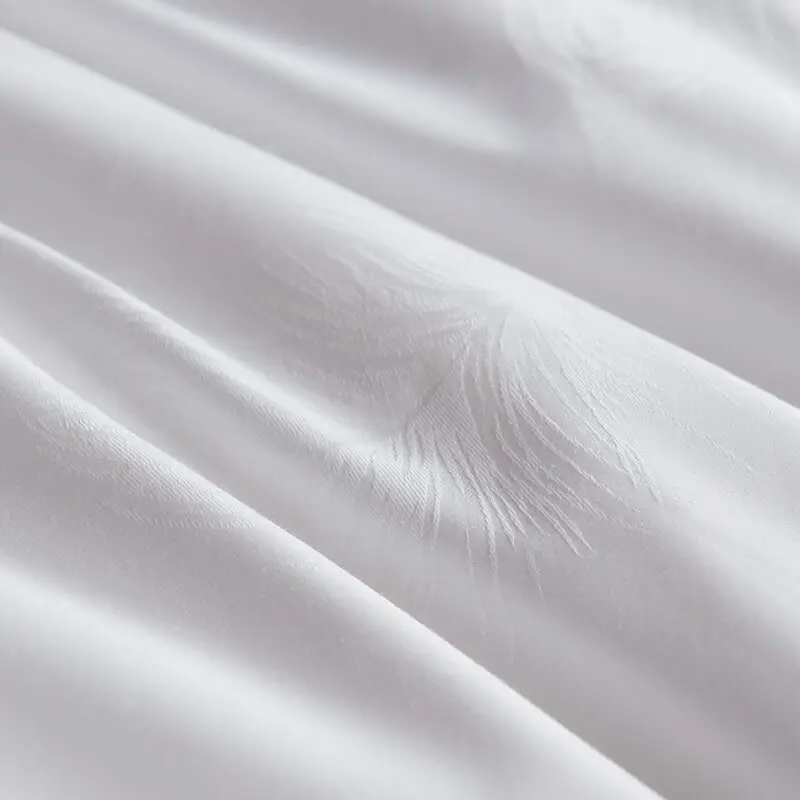 LeRadoreCustom кровать для отеля Linens3/4 шт. пододеяльник Set80 Thread Роскошная вышивка супер